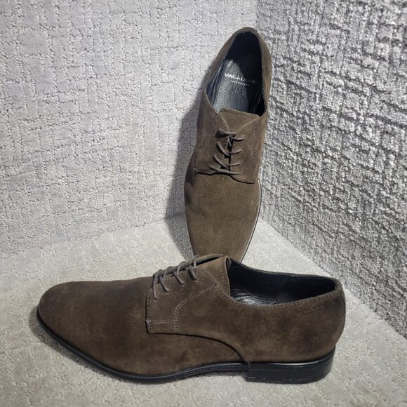 Vagabond Shoemaker Men's Size EU 46 US 13 Brown Java Suede Lace Up Derby Shoes - Picture 3 of 12